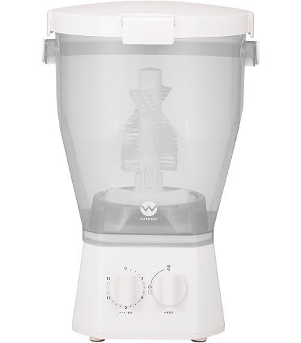 Amazon.co.jp: 小型バケツ洗濯機 TOM-12f ホワイト 抗菌仕様 予洗い 靴